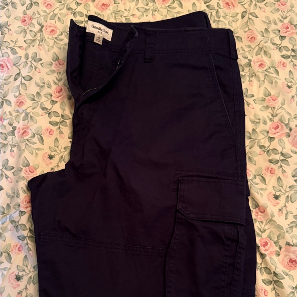 Goodfellow & Co Men's Dark Blue Cargo Pants